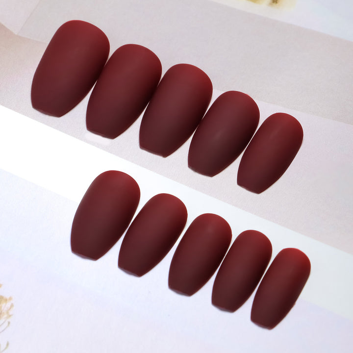 Artistic Matte Press-On Nail Tips Bowlift