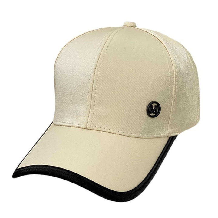 Women's Shiny Satin Baseball Cap Bowlift