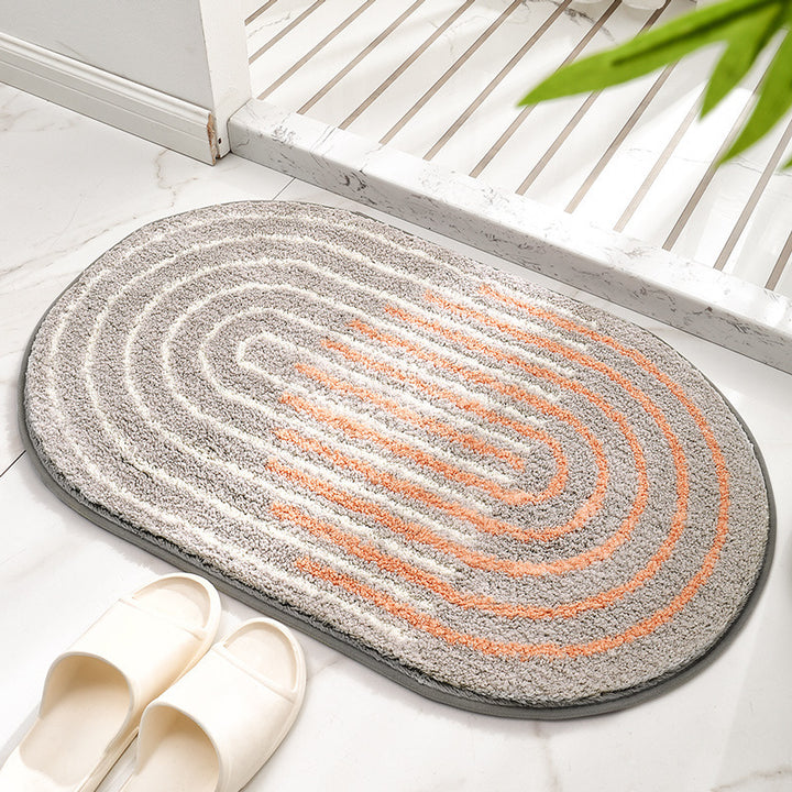 Plush Microfiber Bath Rug Bowlift