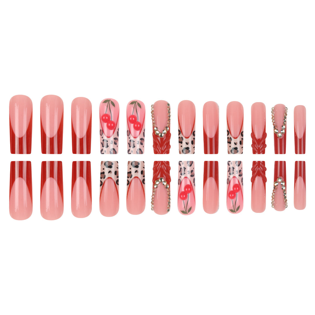 Artistic Leopard Print Nail Art Bowlift