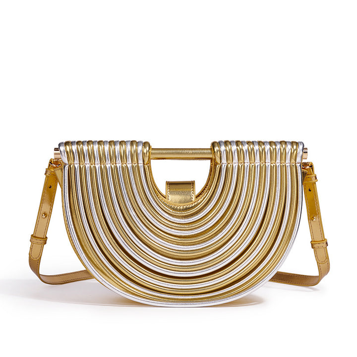 Structured Half-Circle Handbag Bowlift