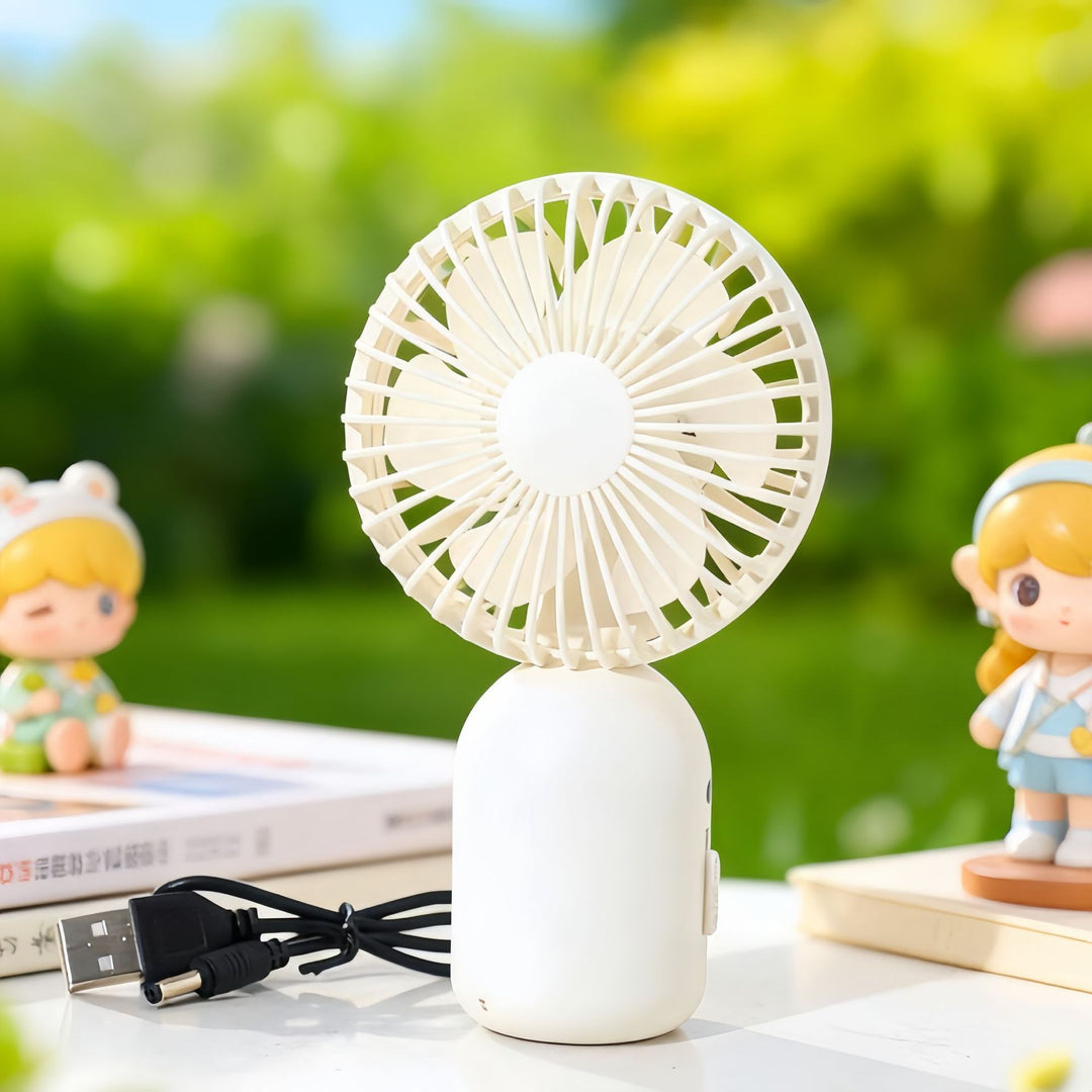 Women portable mini fan with flexible design Bowlift