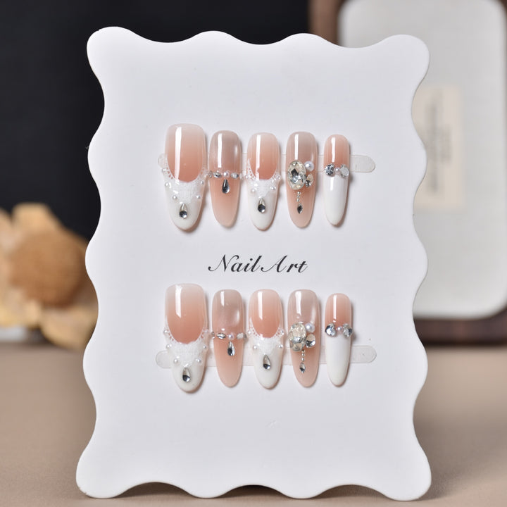Decorative Animal Print Press-On Nail Set Bowlift