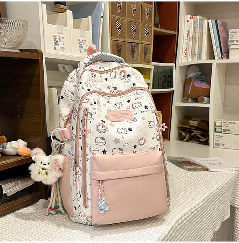 Cute Character-Themed School Backpack