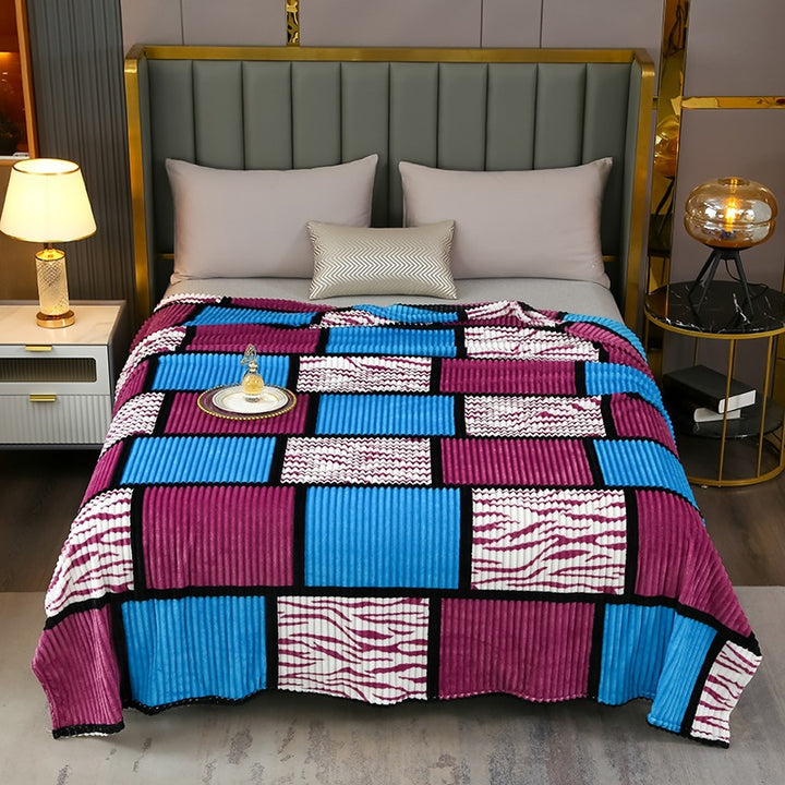 Decorative Fleece Throw Blanket