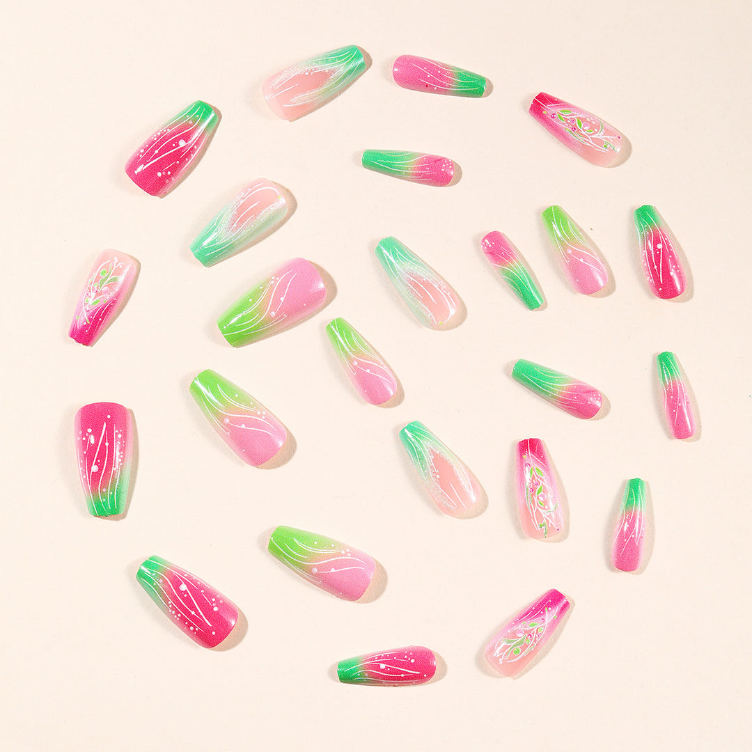 Decorative Floral Nail Art Extensions Bowlift 1789713480
