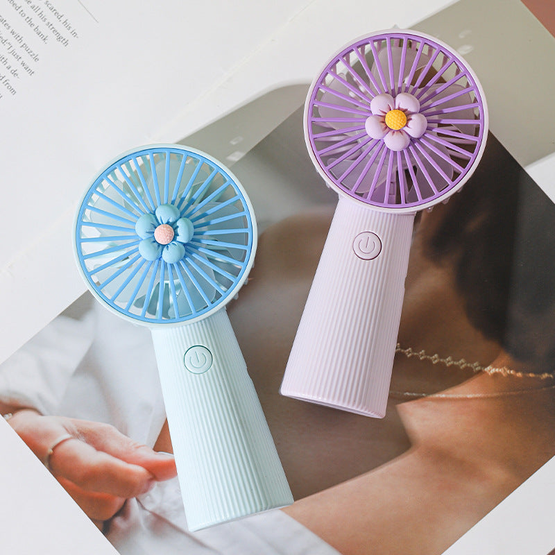 Unisex Portable Hand Fan with Colorful Design Bowlift