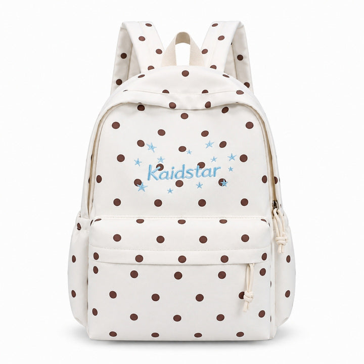 Cute Polka Dot Patterned Backpack Bowlift
