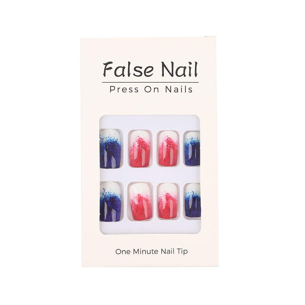 Art nails in creative gradient colors Bowlift