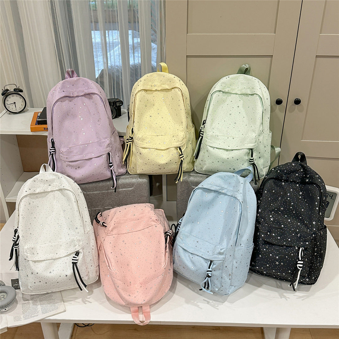 Stylish star motif backpack Bowlift