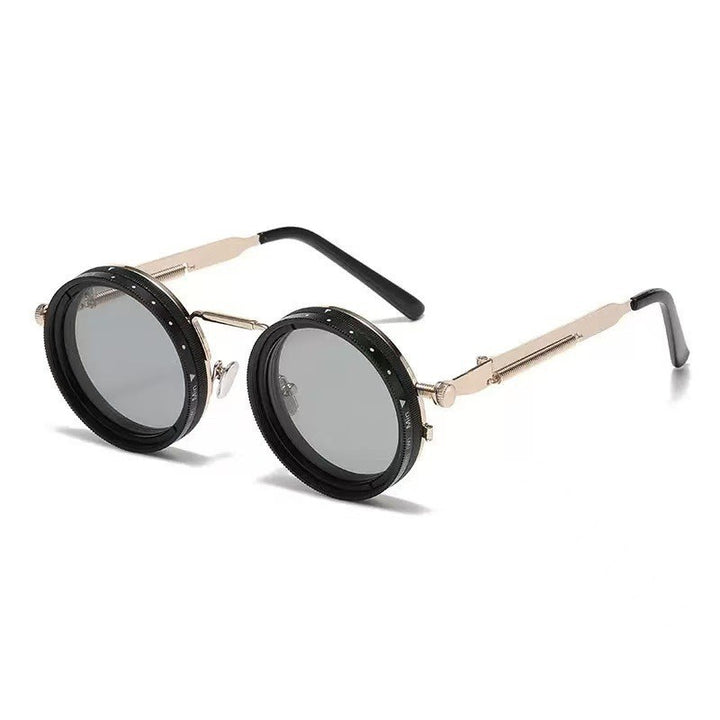 Ladies vintage inspired round sunglasses with unique frame Bowlift