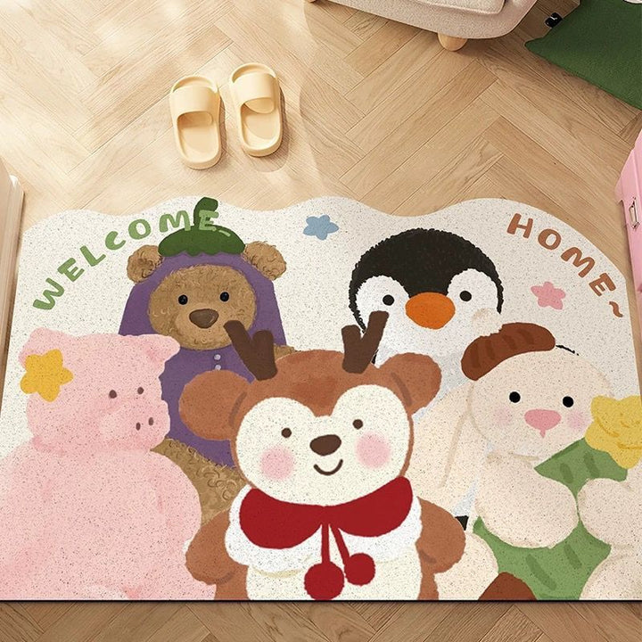 Playful Animal-Themed Area Rug