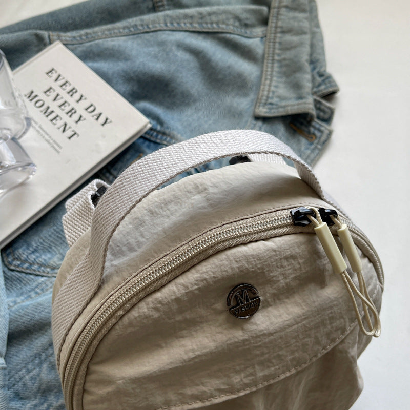 Compact Round Crossbody Bag