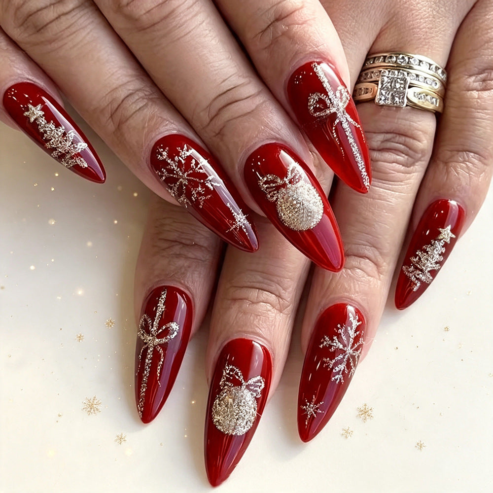Festive Themed Decorative Nail Set Bowlift