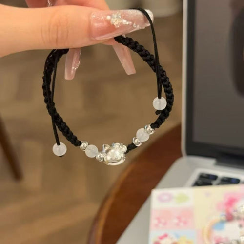 Adjustable Cat Paw Charm Bracelet Bowlift