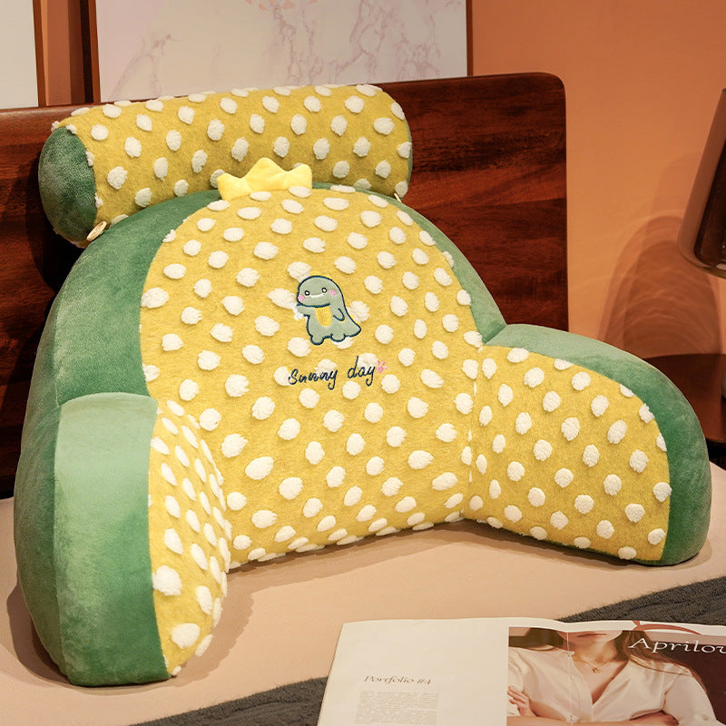 Ergonomic Plush Back Support Cushion Bowlift