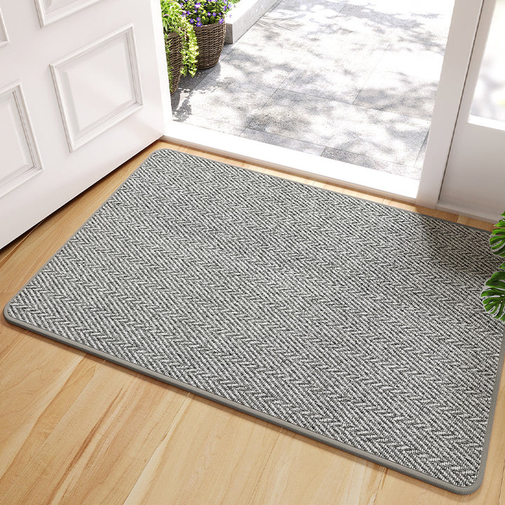 Durable Herringbone Pattern Entrance Mat Bowlift