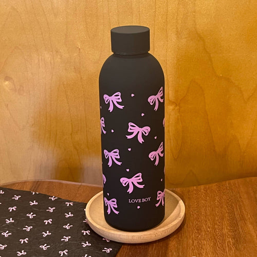 Women's insulated drinking bottle with stylish bow motif Bowlift