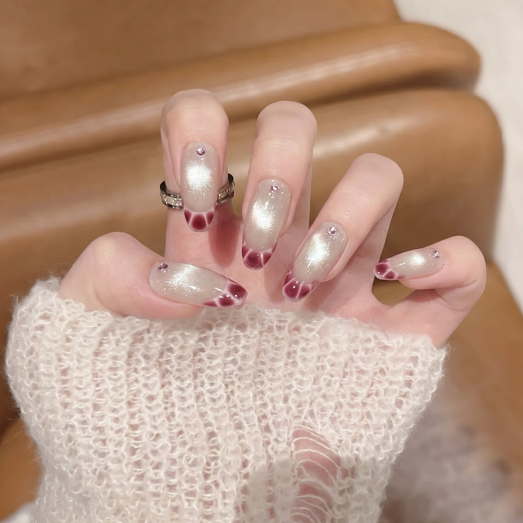 Elegant Gel Press-On Nail Set Bowlift