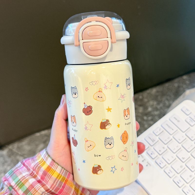 Ladies creative water bottle with animal motifs Bowlift