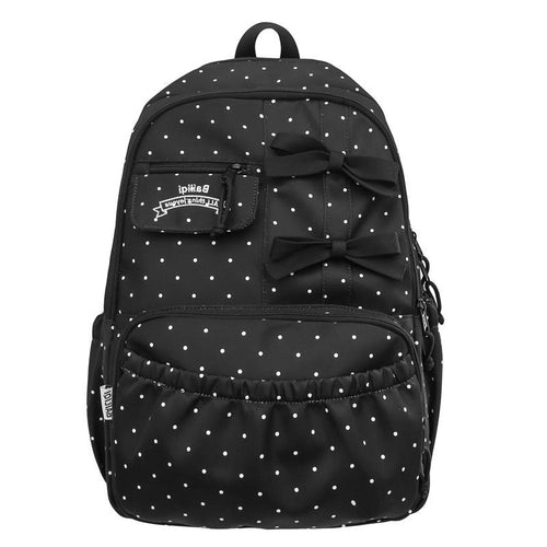 Stylish Polka Dot Backpack