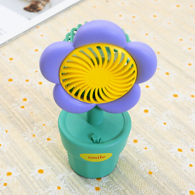 Ladies Portable Hand Fan with Cute Ear Design Bowlift