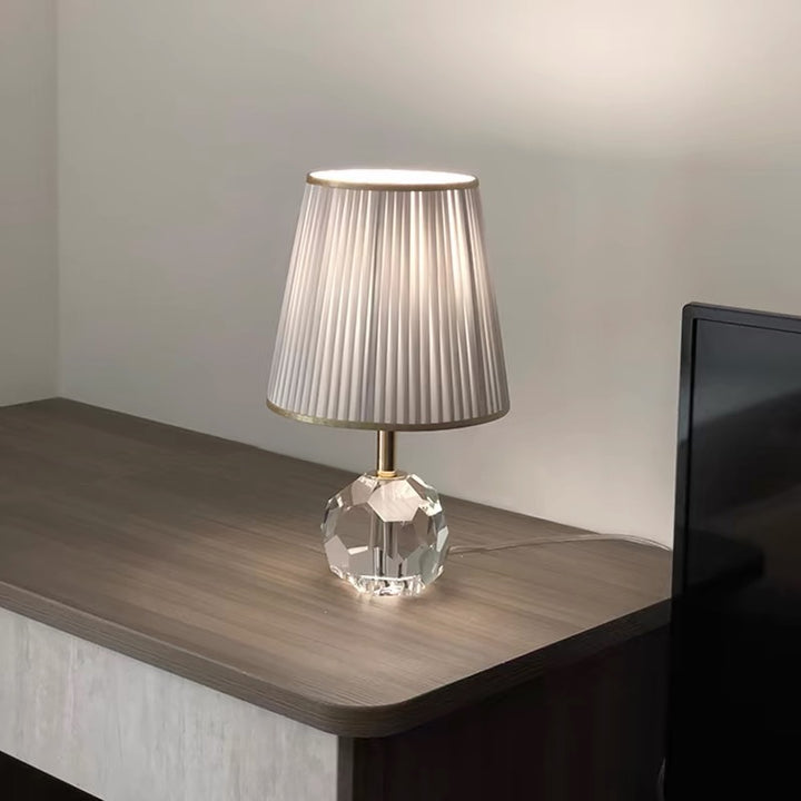 Crystal Base Accent Table Lamp