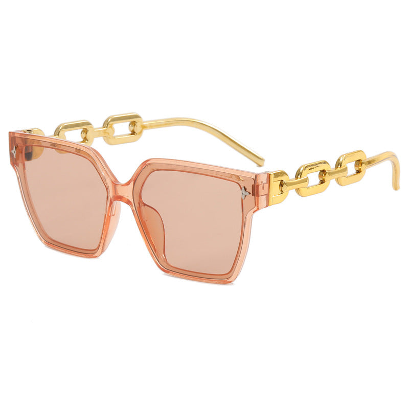 Ladies fashionable square sunglasses with luxurious accents Bowlift
