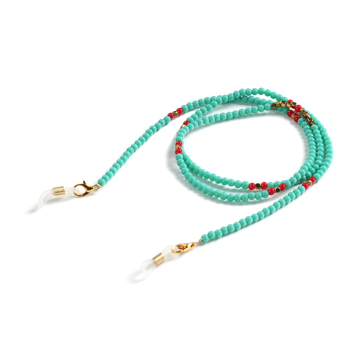Multi-Strand Beaded Eyewear Chain Bowlift
