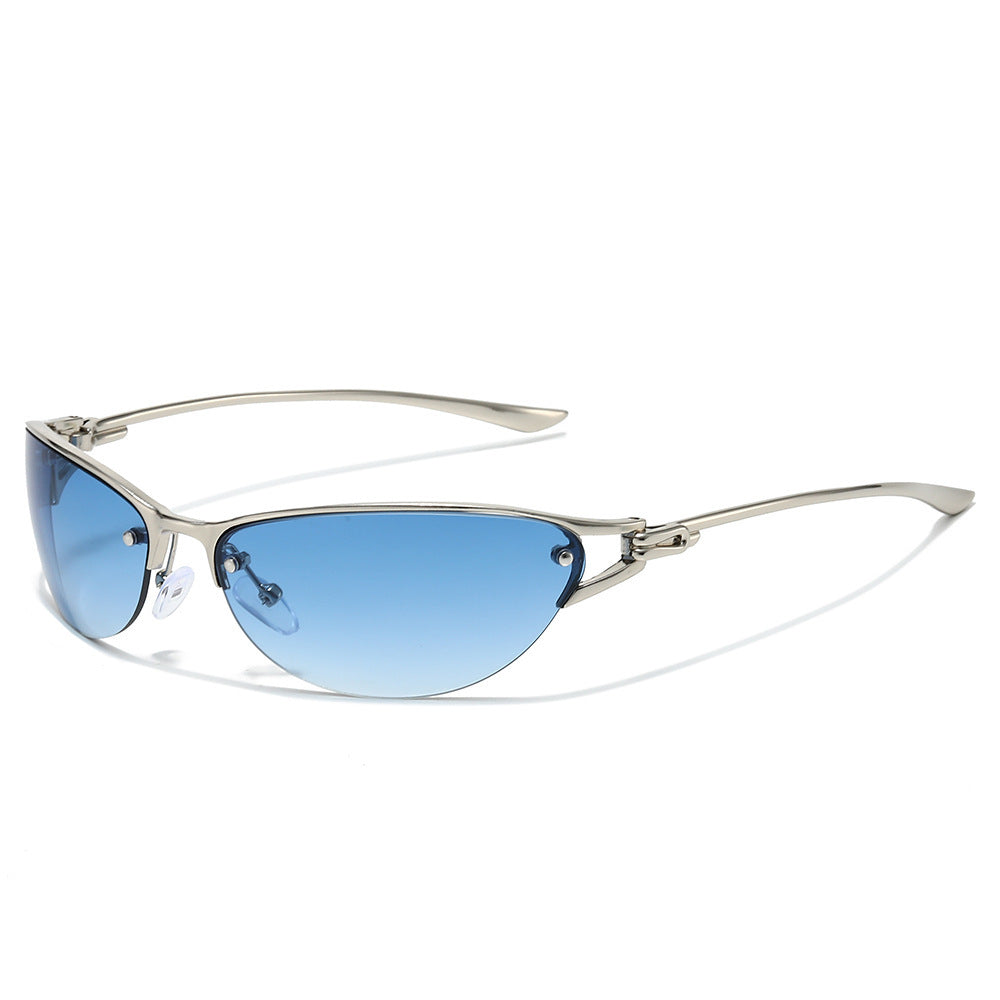 Contemporary Chic Shield Sunglasses Bowlift