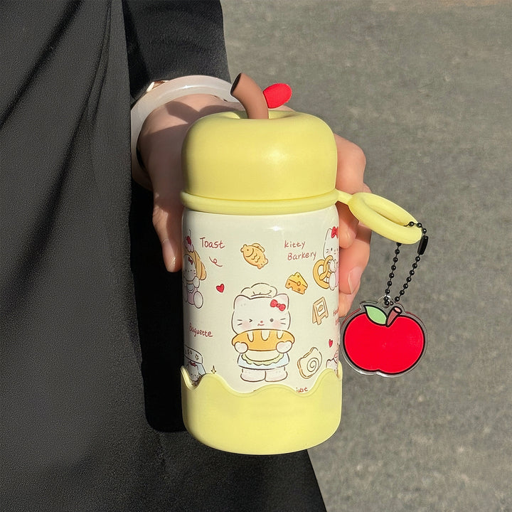 Women portable coffee cup with creative lid Bowlift