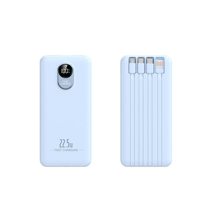 Powerful power bank with multifunctional charging port and smart LED display Bowlift