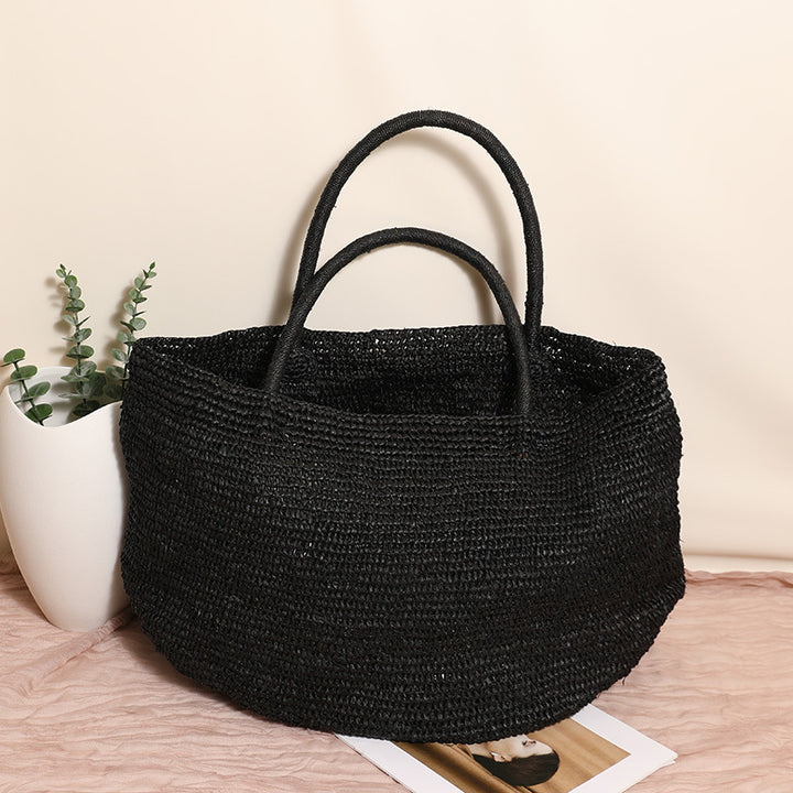 Handcrafted Beach Bag Made of Natural Material Bowlift