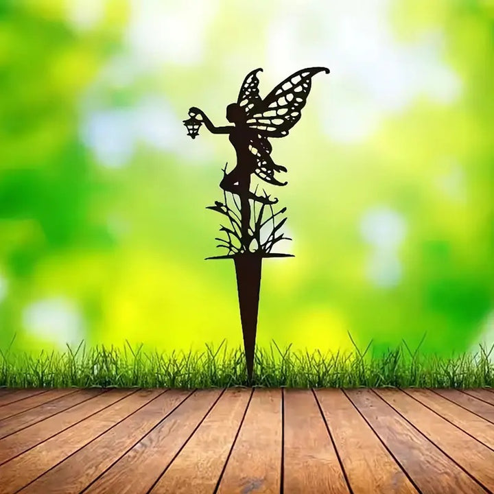 Garden stake with fairy motif Bowlift
