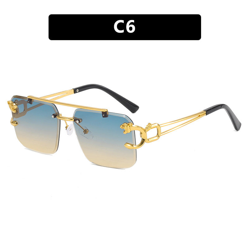 Women's square sunglasses with elegant decorative details Bowlift