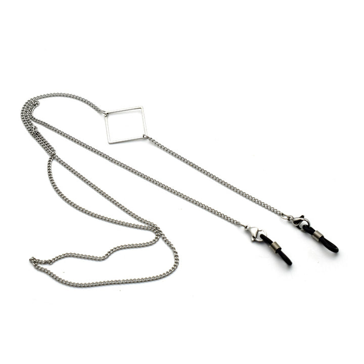 Stylish Geometric Chain Eyewear Holder Bowlift