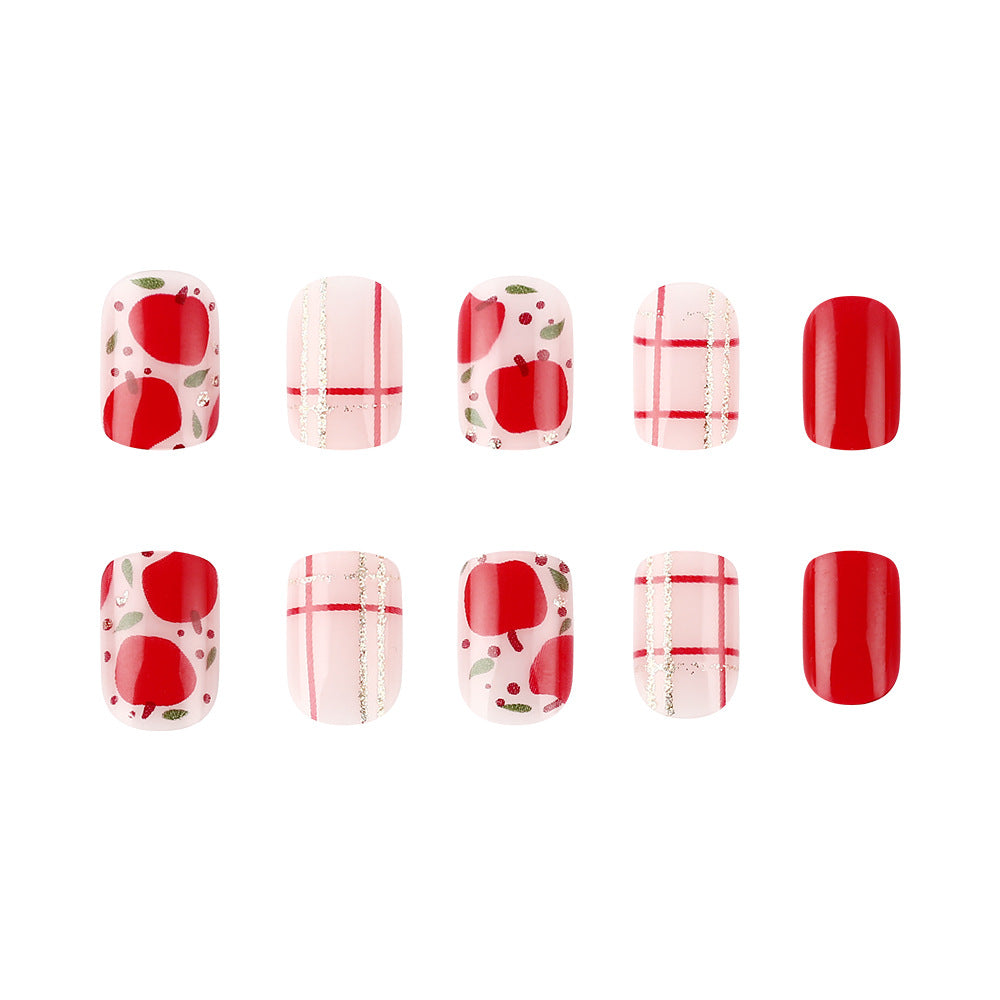 Artistic Press-On Nail Design Set Bowlift