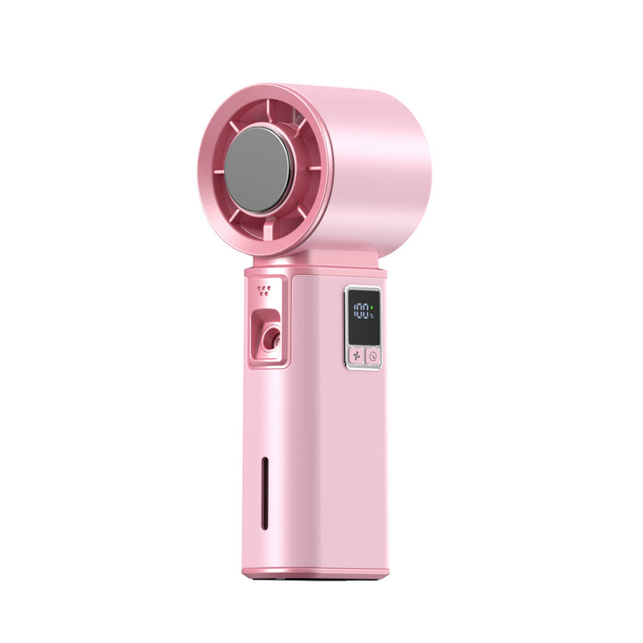 Women's Portable High-Performance Fan with Digital Control Bowlift