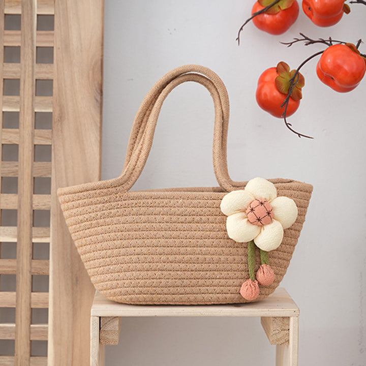 Flower-shaped tote bag Bowlift