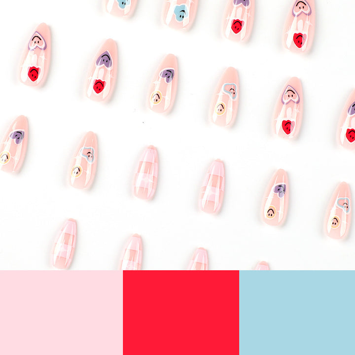 Creative nail art with playful emoji motifs Bowlift
