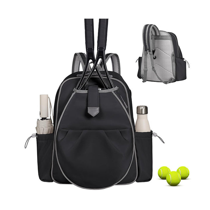 Sporty tennis backpack with special racket and accessory compartments Bowlift