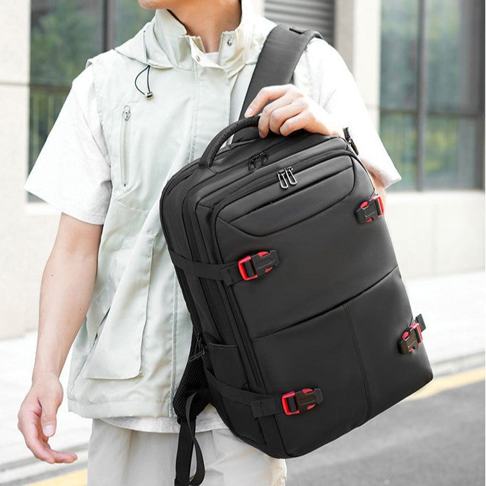 Practical Laptop Backpack with Innovative Safety Compartment and Organizer System Bowlift