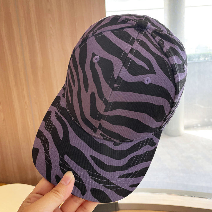 Women's Trendy Animal Print Adjustable Baseball Cap Bowlift