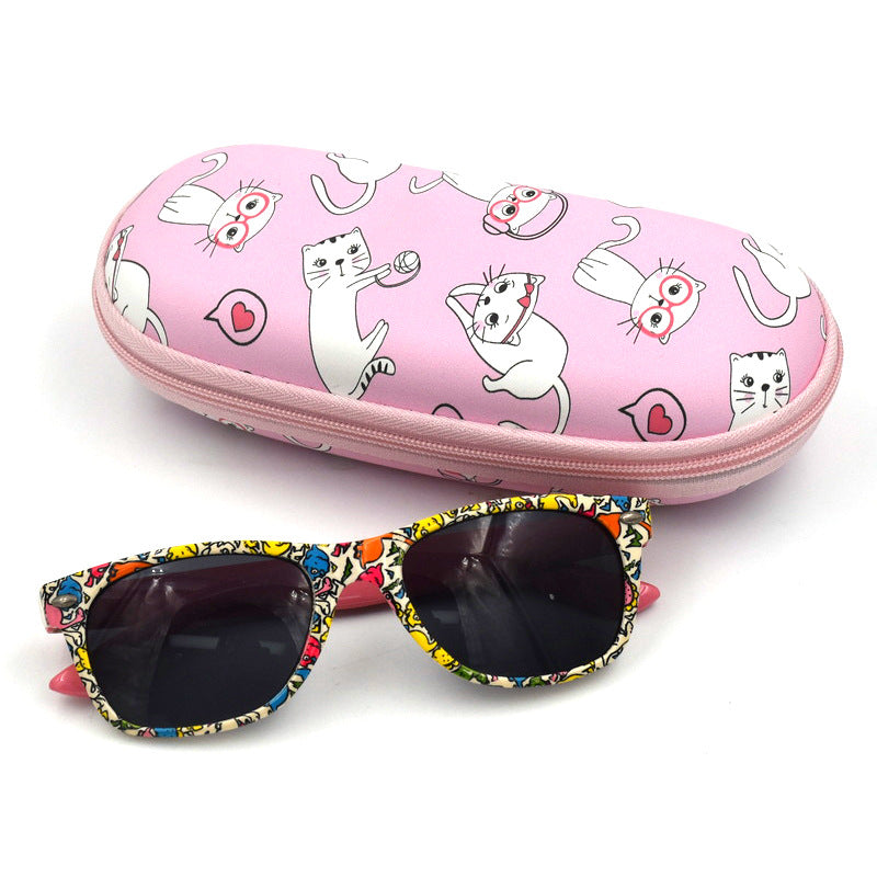 Tropical Floral Eyewear Case Bowlift