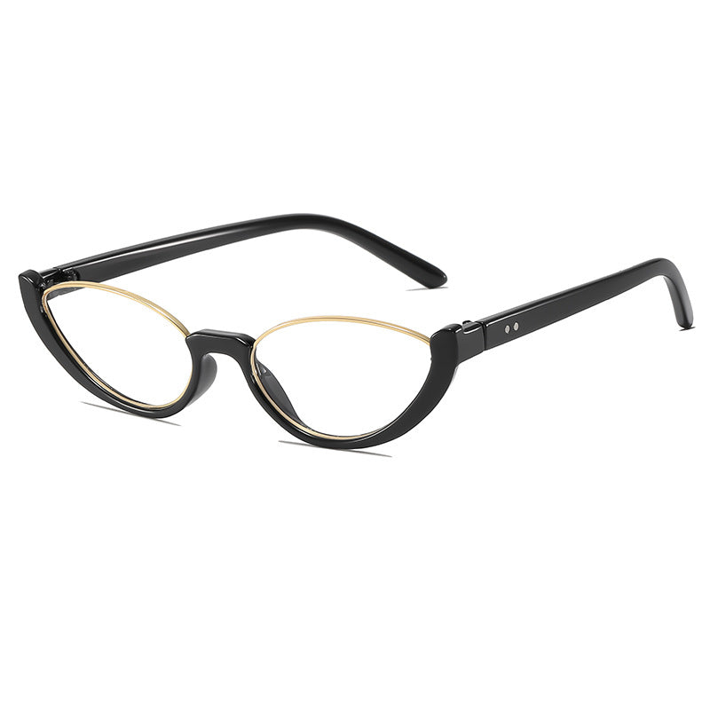 Retro-Inspired Clear Frame Cat Eye Sunglasses Bowlift
