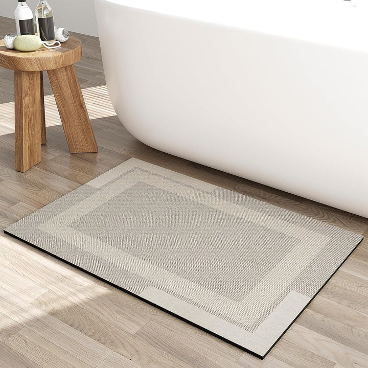 Textured Bath Rug Bowlift