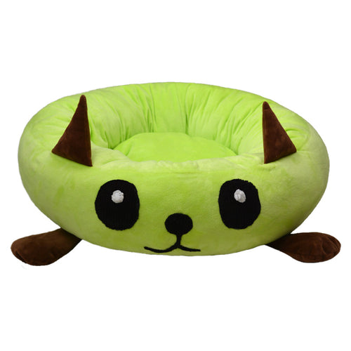Cute Animal-Themed Plush Dog Bed