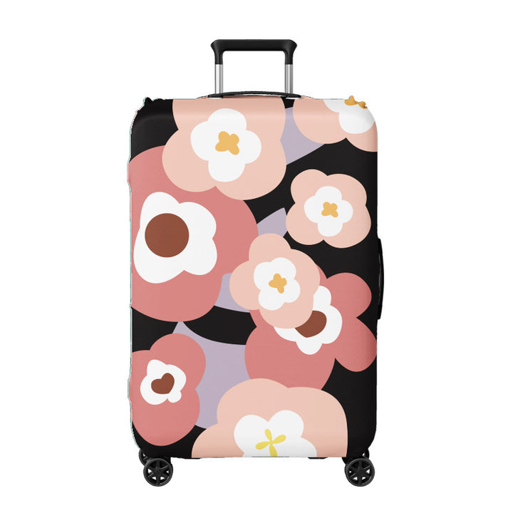 Women's hard shell suitcase with exciting travel motif Bowlift