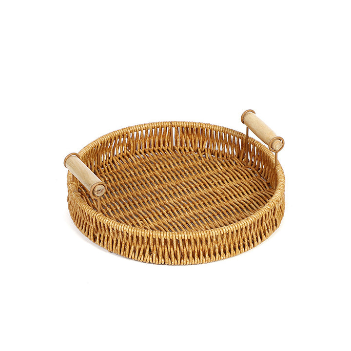 Home Organization Decorative Wicker Basket Bowlift
