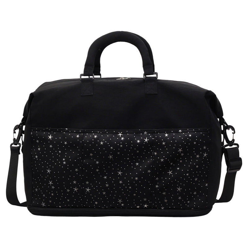 Elegant Sports Bag with Sparkling Star Pattern Bowlift